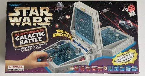 1997 Star Wars Electronic Galactic Battleship Game Tiger