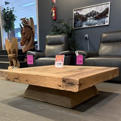 MEGA SALE!  Solid Wood Reclaimed Teak Coffee Table (Save $1000+)