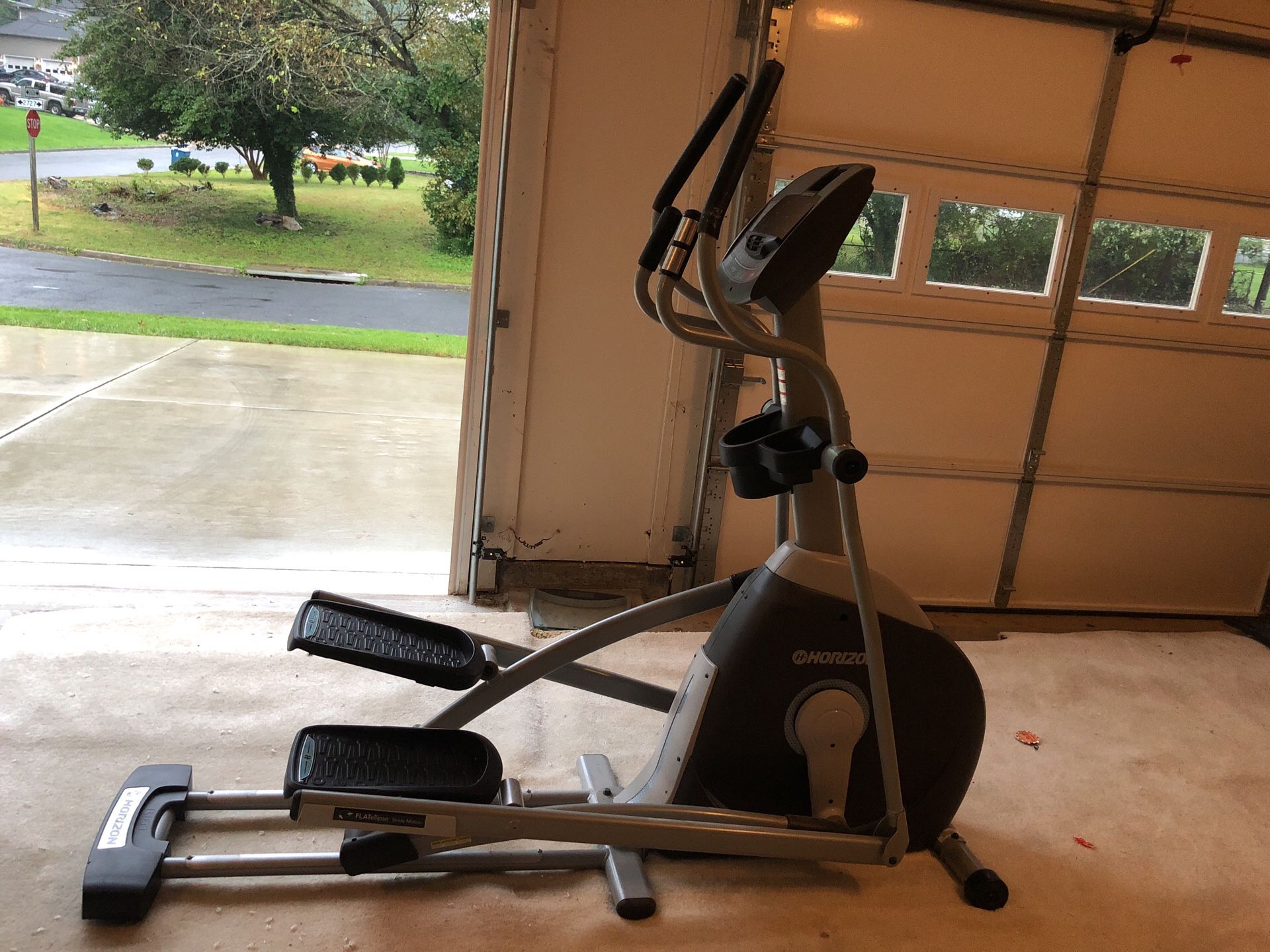 Rarely used Horizon elliptical trainer for sale
