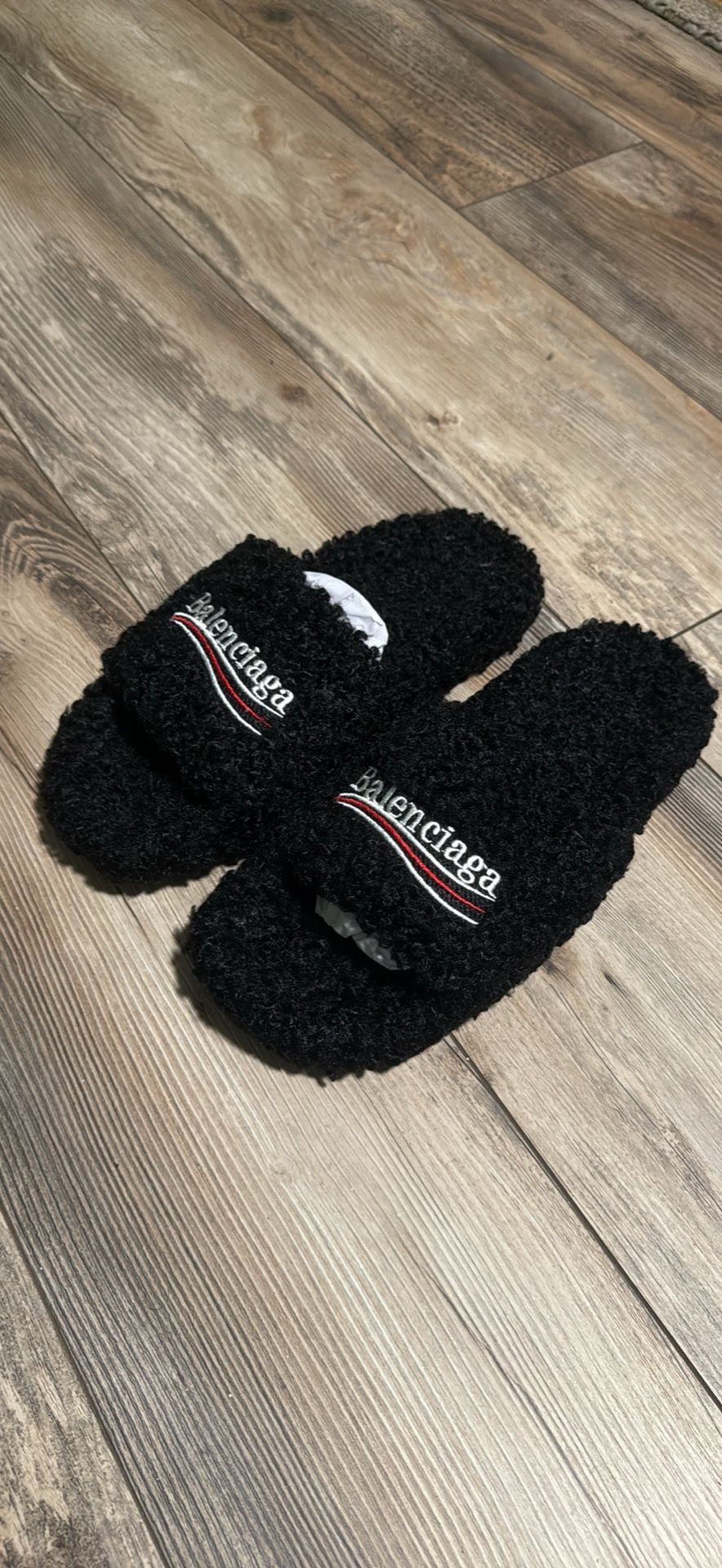 Balenciaga Black Slides