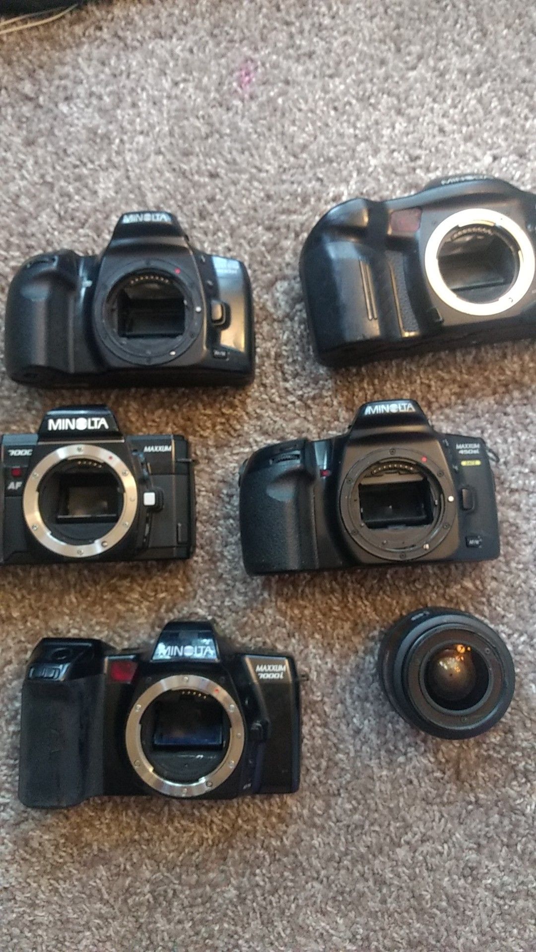 Minolta Film Cameras - Lot of 5