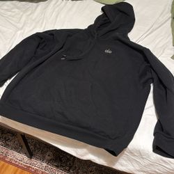 ALO Black Sweatshirt/hoodie Jacket 
