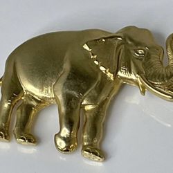 Vintage Elephant Safari Animals Zoo Metal Pin Brooch