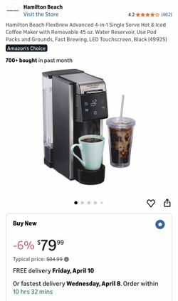 Hamilton beach flexbrew 4 in 1 coffee maker