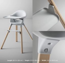 Stokke Black Click And Go High Chair New