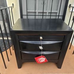 Black Dresser W/writing Pad Attachment😍