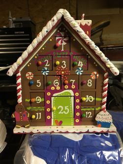 Countdown to Xmas gingerbread house