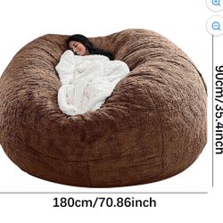 Soft Fluffy Bean Bag Chair for Adults