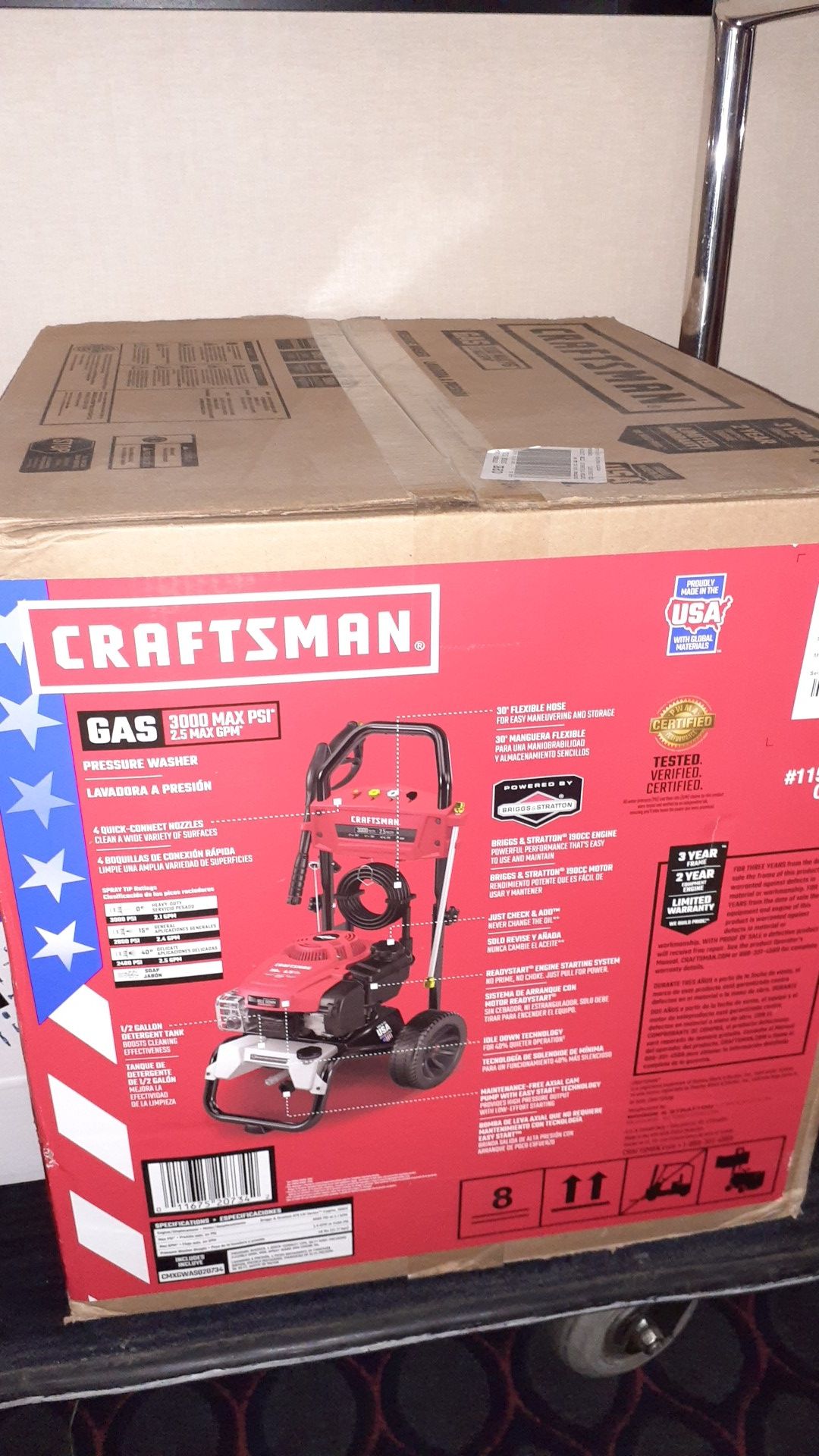 Gas Powered pressure washer *** new never used