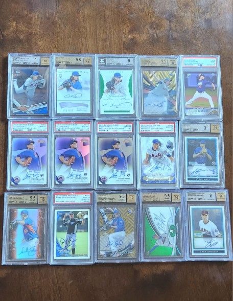 Degrom/Matz/Wheeler/Syndergaard/Harvey, Rookie Auto Lot 