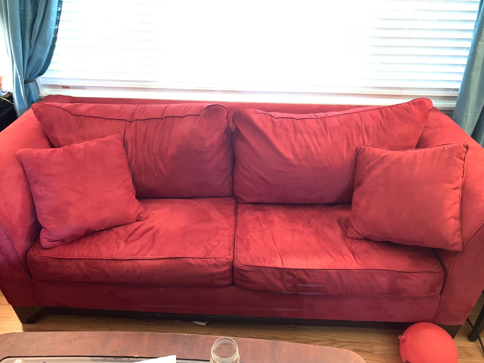 Red couch