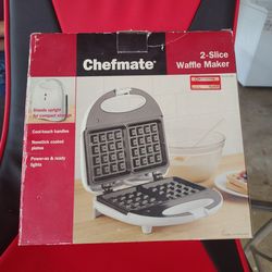 Chefmate 2-slice waffle maker