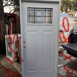 Puerta Nueva De Metal De Exterior Size 36x80