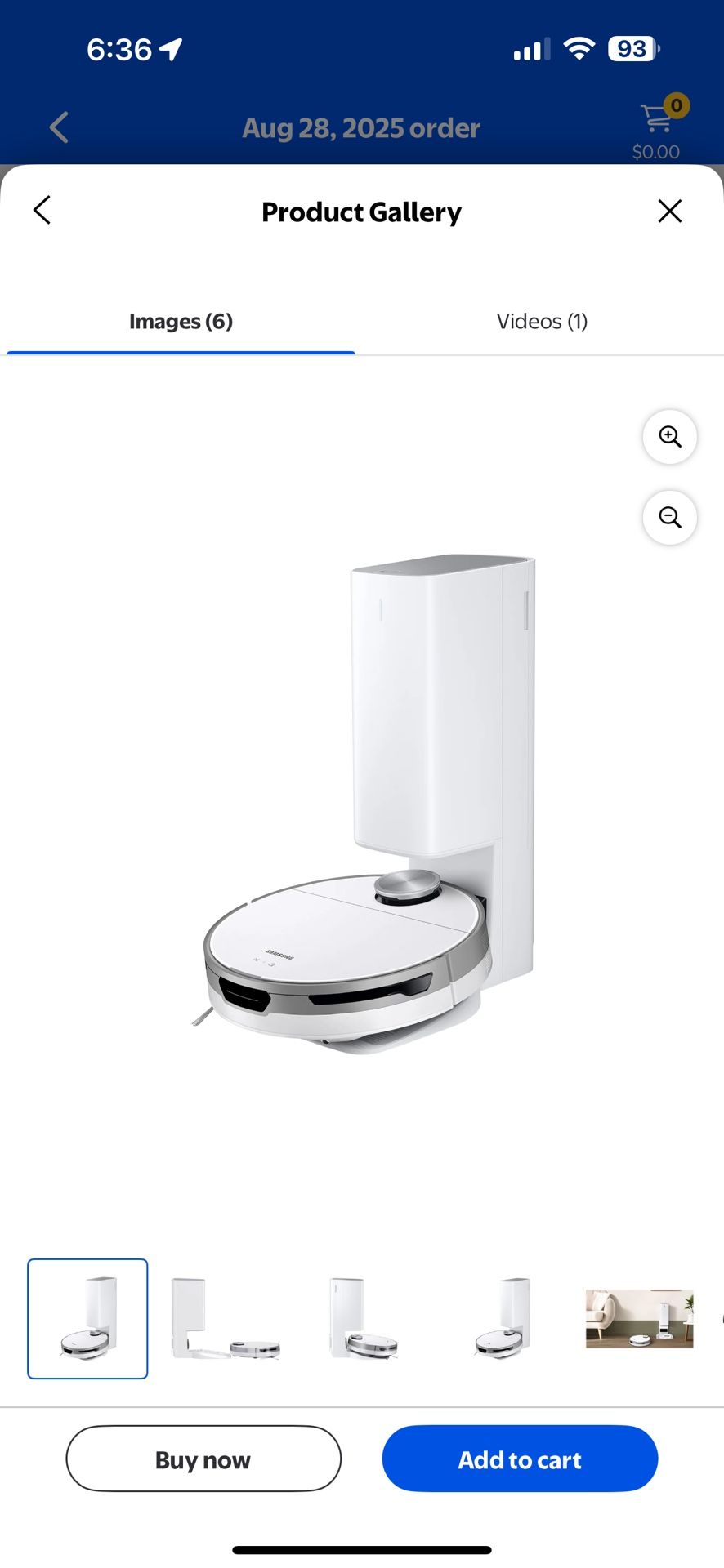 SAMSUNG Jet Bot+ Robot Vacuum Cleaner with Clean Station, Automatic Emptying, 5-Layer Filtering, LIDAR Technology, Self-Emptying, Smart Mapping, Wi-Fi