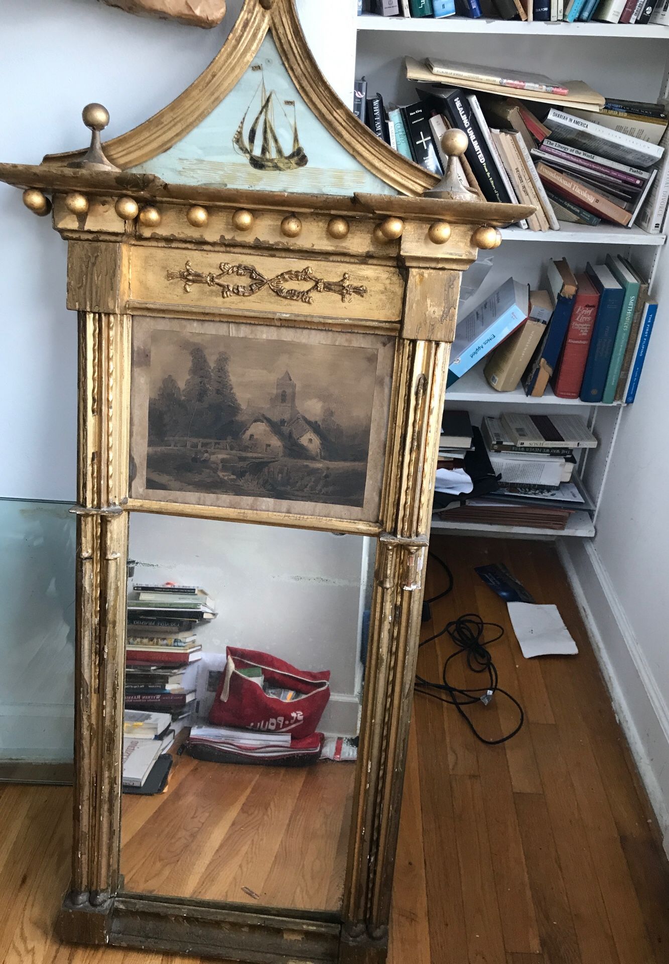 Antique mirror