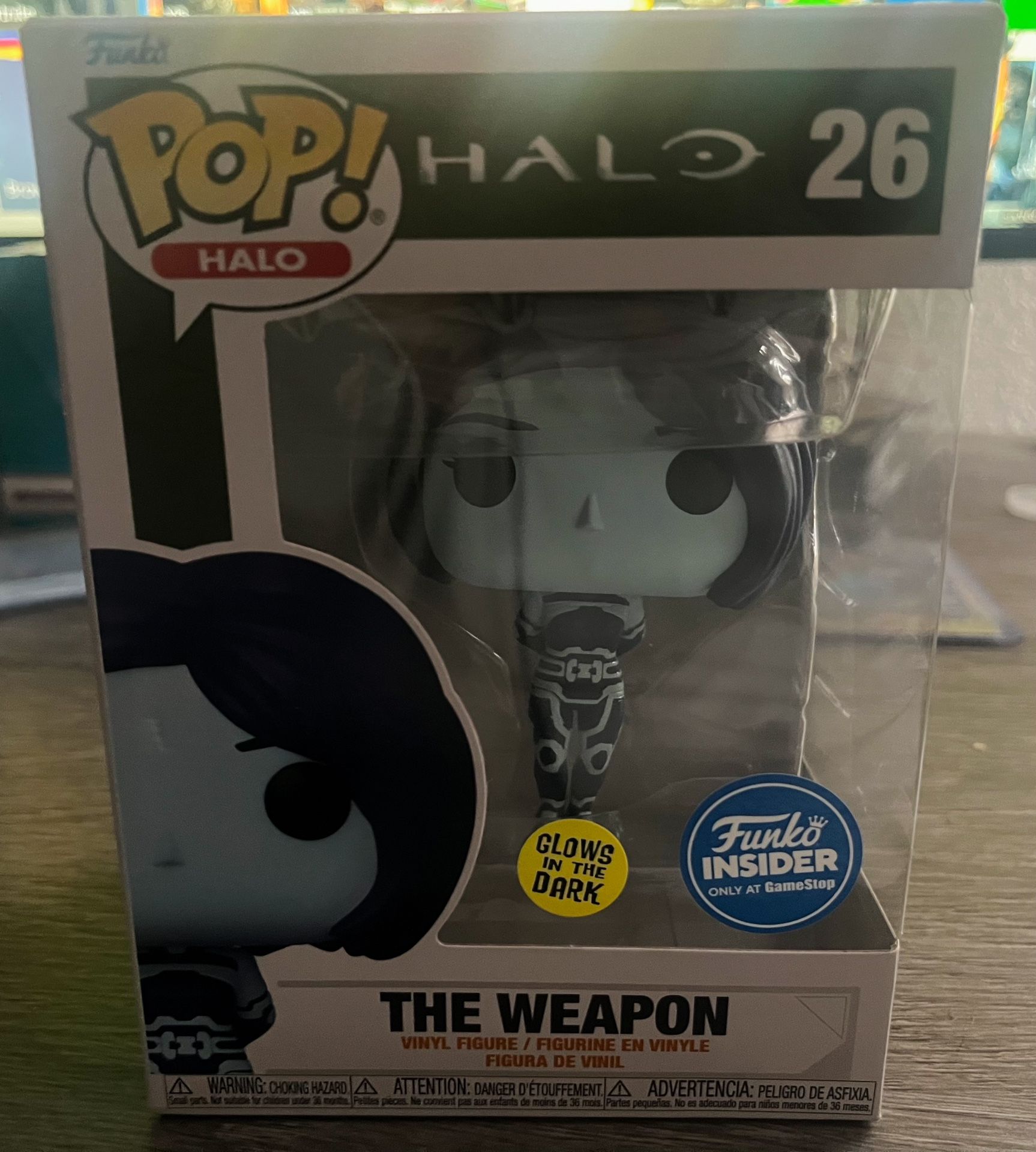 The Weapon Halo Funko Pop GITD