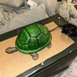 Turtle Art Glass lamp