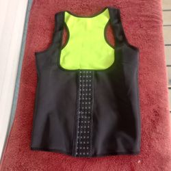 Women's Neoprene Front Closure Shapewear Black/Green XLarge