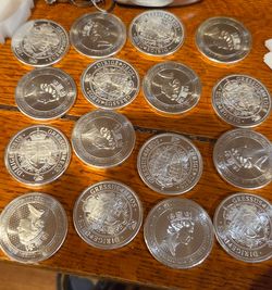 1.25 Oz ST. HELENA  99.999% Silver