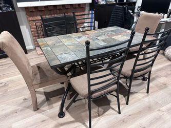 Table and 6 chairs