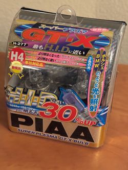 PIAA Super Plasma GT-X H4 halogen bulb