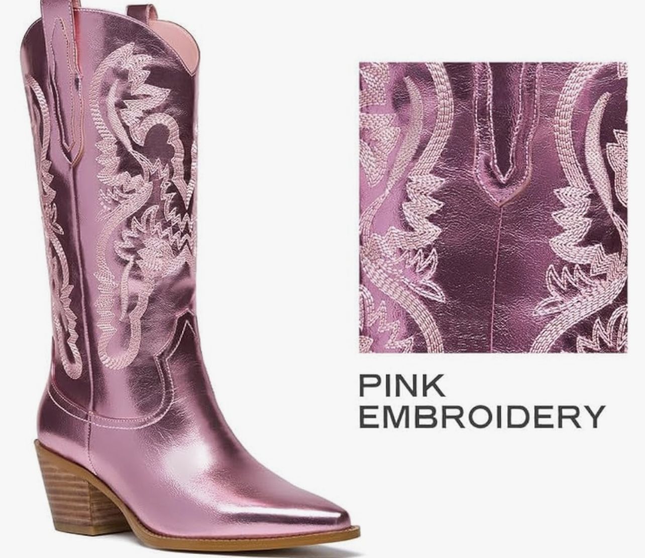 Pink Cowboy Boots