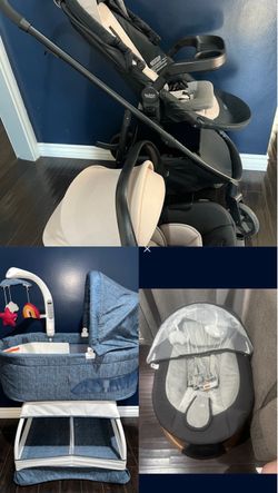 Britax Baby Stroller, Bassinet, and Swing Set