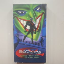 Batman Beyond Return of the Joker VCR Movie