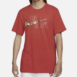 NIKE JUST DO IT GOLDEN FROND T-SHIRT DM2269-657 MEN SIZE MEDIUM