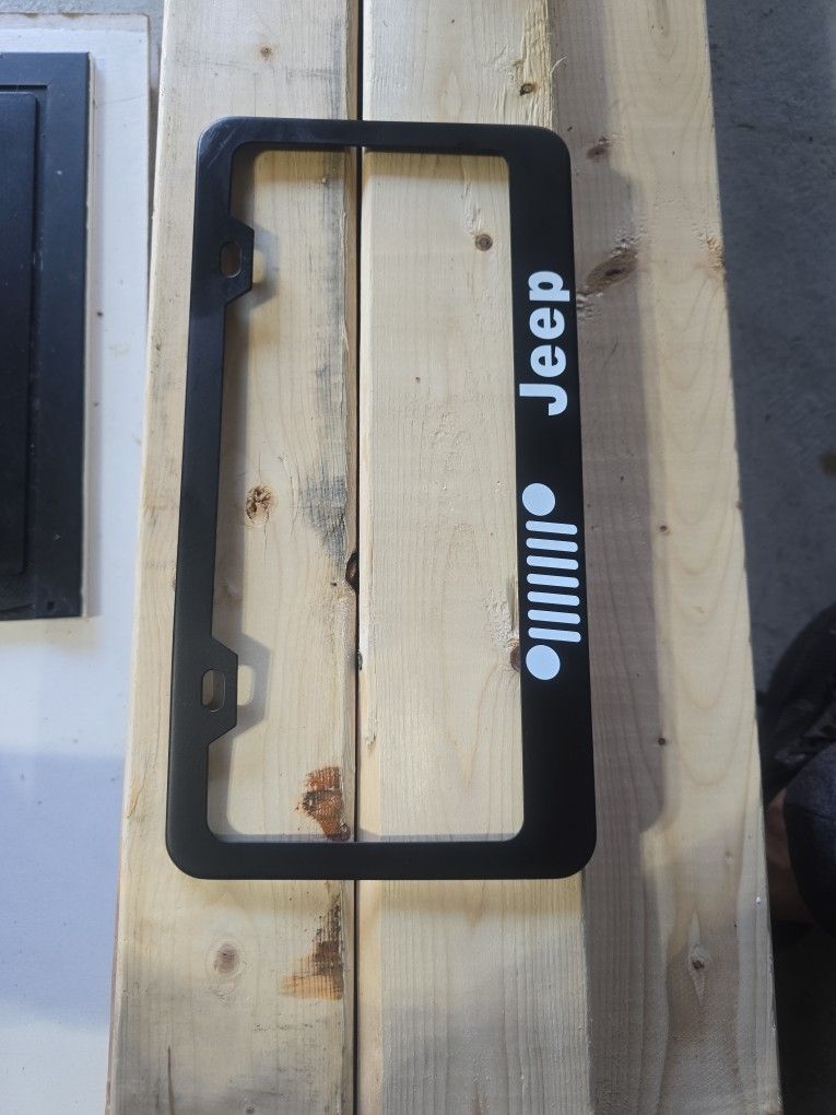 licensed plate frame