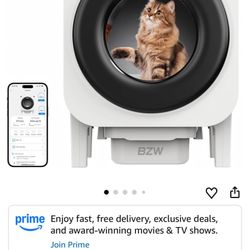 Automatic Self-Cleaning Cat Litter Box with App Control & Safety Sensors. This is the same model currently selling new for $399+ (see photo).