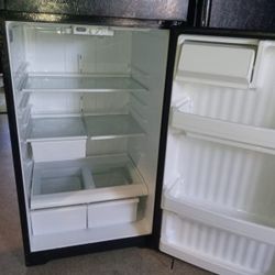 Black Fridge Top Freezer GE