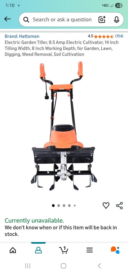 Tiller Brand New In Box