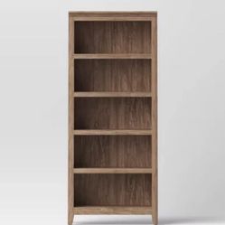72" Carson 5 Shelf Bookcase 