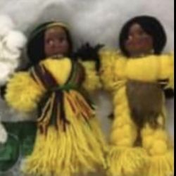 Creative Crochet Indian Doll matching Set