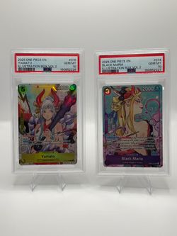 2025 One Piece Card Game Illustration Box Vol. 2 Yamato & Black Maria PSA 10