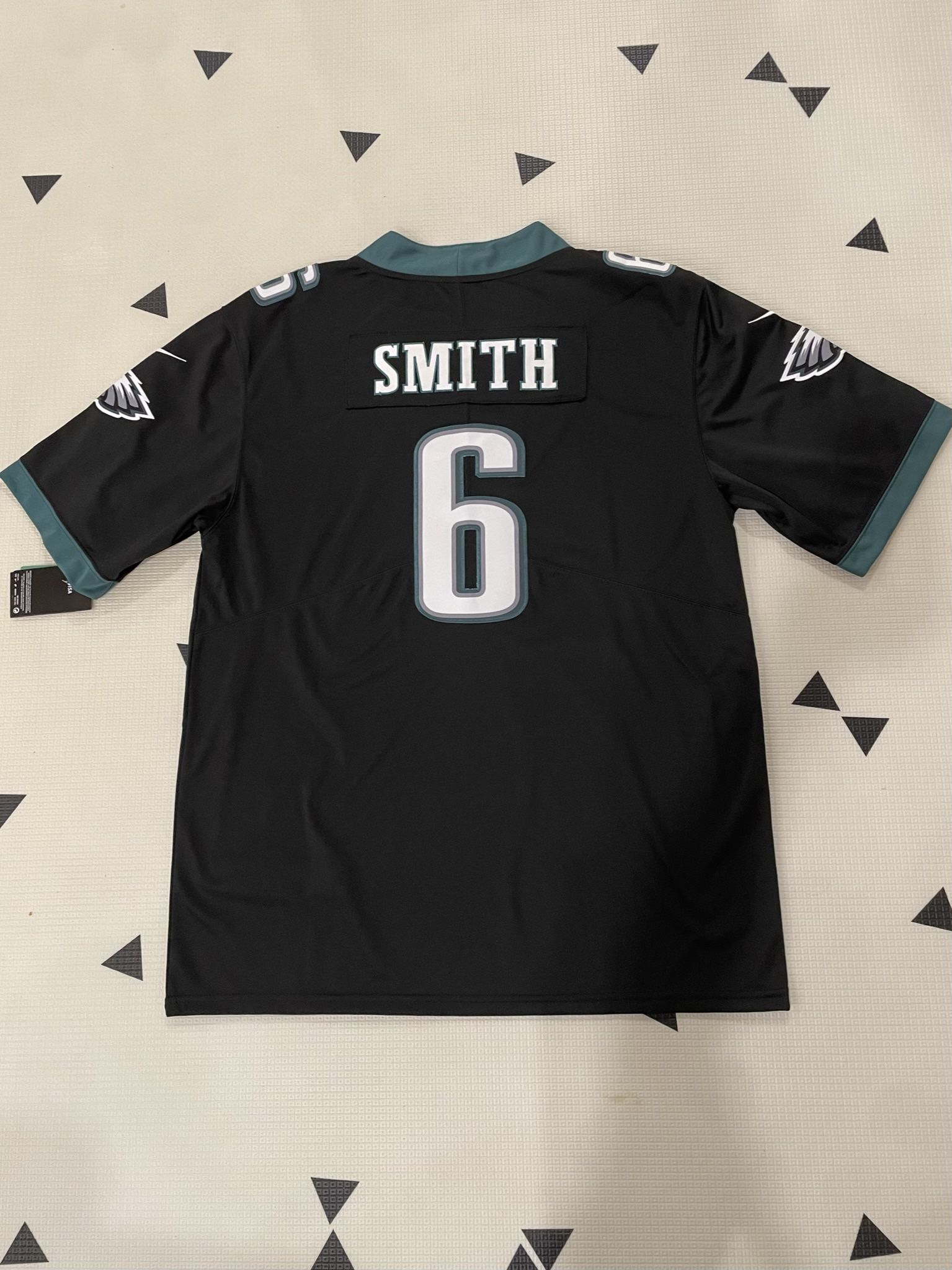 Men’s Philadelphia Eagles #6 DeVonta Smith Black Stitched Jersey, L to 3Xl , NWT