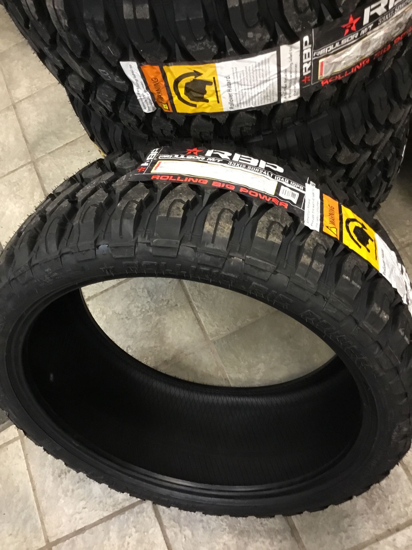 33x12.5R24 new tires