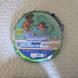 Swimways premium baby springfloat sun canopy pack ands go