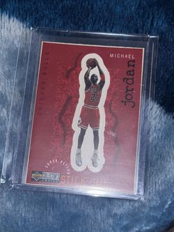 Michael Jordan Upper Deck Collector's Choice Stick-Ums Card