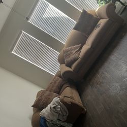 Couch and love seat