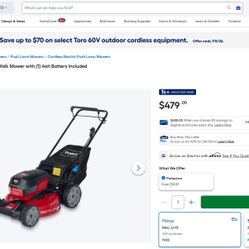 TORO - Electric Mower
