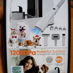 Pet Grooming Kit with Vacuum 