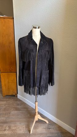 Vintage Suede Fringe Jacket 