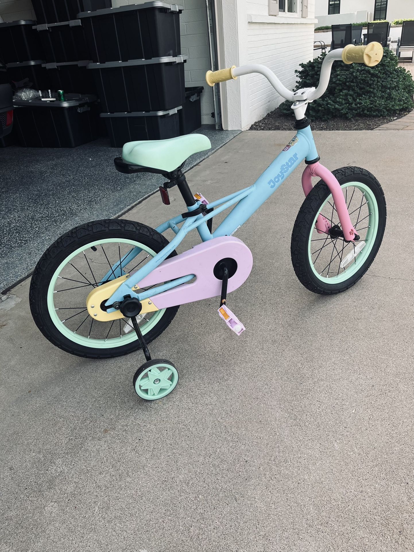 Colorful JoyStar Bicycle With Training Wheels