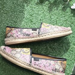 Gucci Bengal Tiger Print Pilar Espadrilles