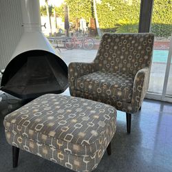 Room & Board Chair And Ottoman