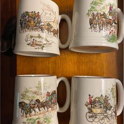 4 Beer Steins.  $80