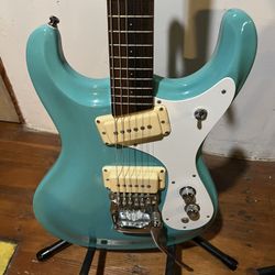 Mosrite Excellent Electric Guitar Marine Blue MIJ