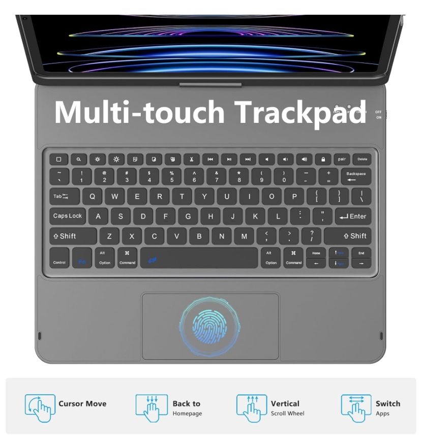 GGH Touch for iPad Keyboard Case Air 13